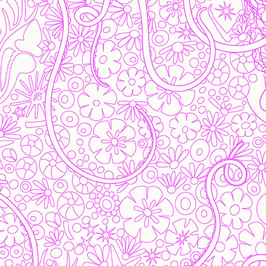 Sun Print Luminance - Depths - Fuchsia
