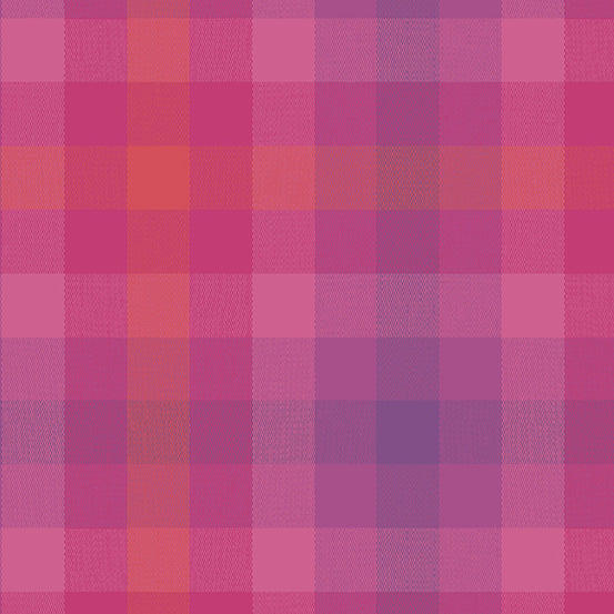 Alison Glass Kaleidoscope Plaid Magenta