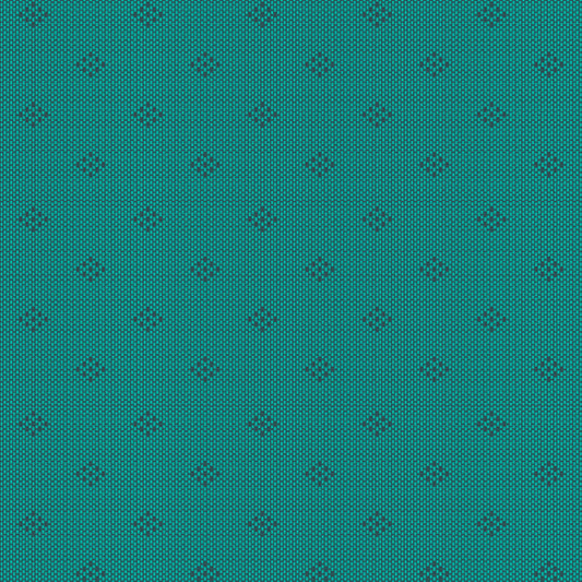 Entwine - Teal Intersect - by Giucy Giuce for Andover