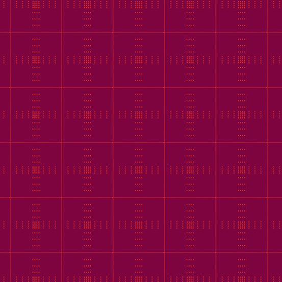 Entwine - Plaid Plum- by Giucy Giuce for Andover
