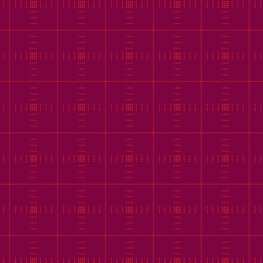 Entwine - Plaid Plum- by Giucy Giuce for Andover