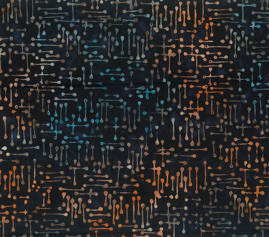 Decode This by Banyon Batiks - Denim