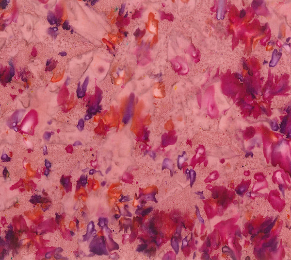 Ink Blot II batik by Banyon Batiks - Raspberry
