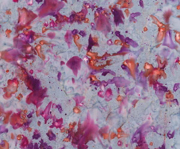 Ink Blot II batik by Banyon Batiks - Pink Punch