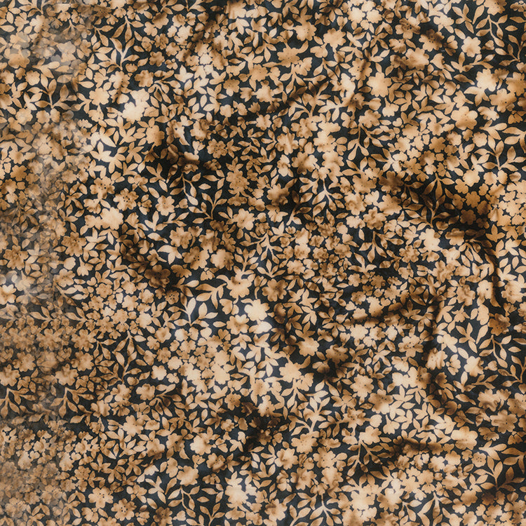 Flower Petals batik by Banyon Batiks - Brown