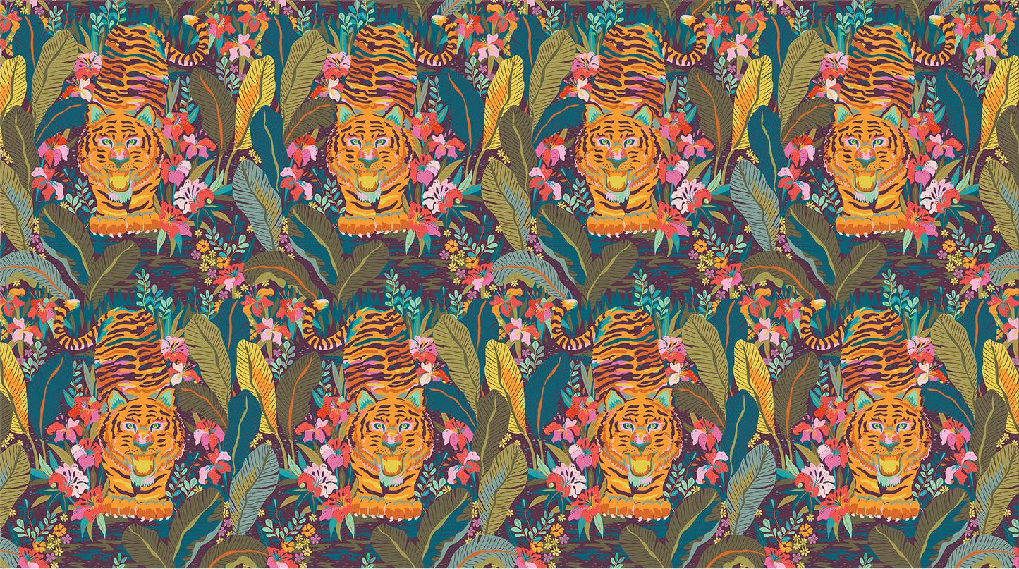 Kindred Sketches by Kathy Doughty for Figo- Plum