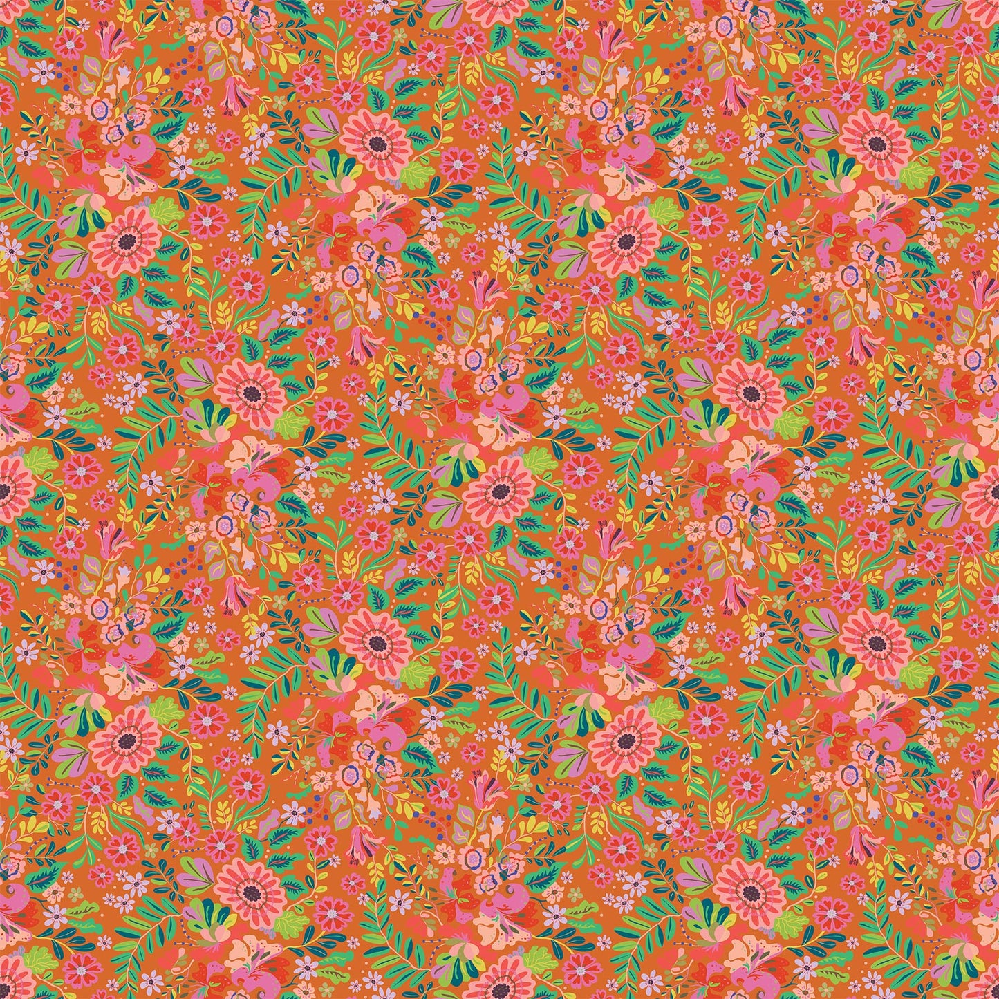 Kindred Sketches by Kathy Doughty for Figo - Mandarin