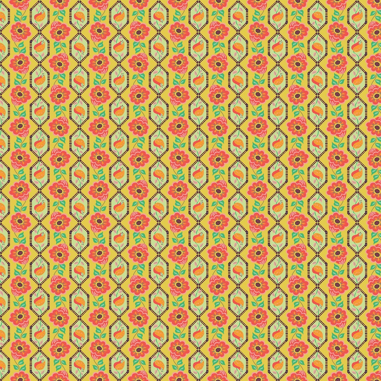 Kindred Sketches by Kathy Doughty for Figo - Pineapple