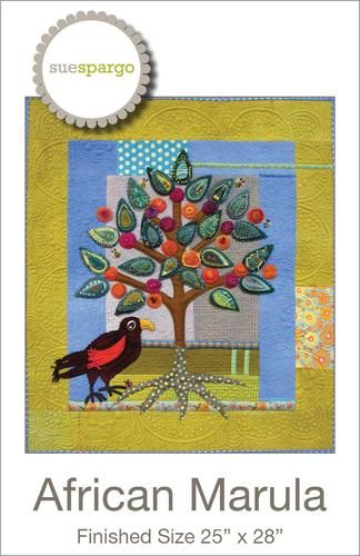 African Marula Quilt Pattern - Wool Felt Applique - Sue Spargo