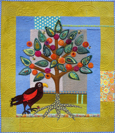 African Marula Quilt Pattern - Wool Felt Applique - Sue Spargo