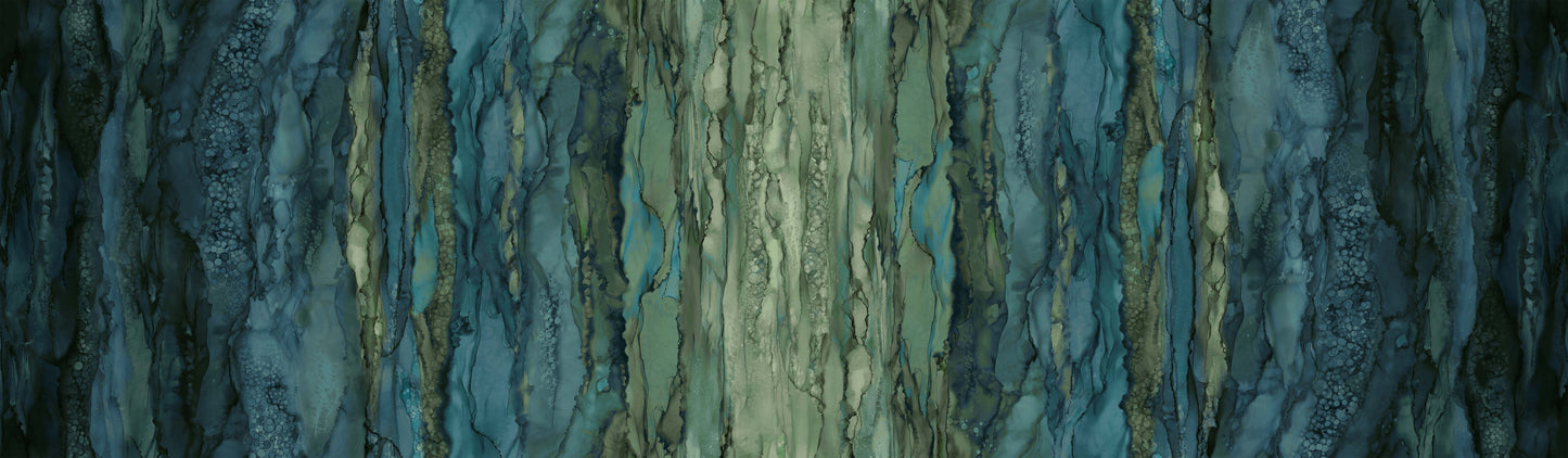 Bliss Ombre by Northcott - Blue Spruce