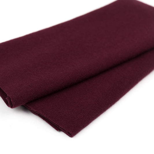 Sue Spargo Wool Fabric - Black Cherry - Fat 1/8th
