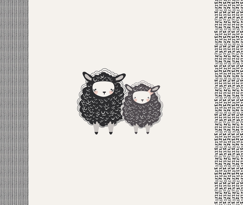 Nest Fabric - One, Two, Sheep Panel