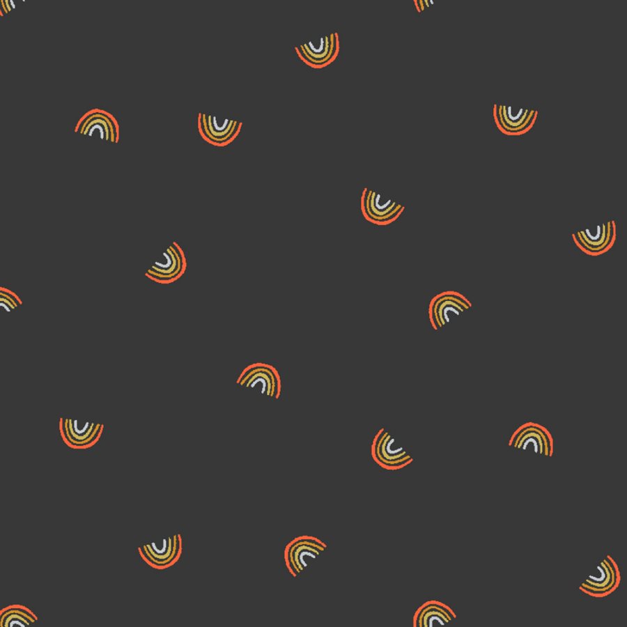 Always Look for Rainbows by Cotton + Steel - Total Eclipse Fabric