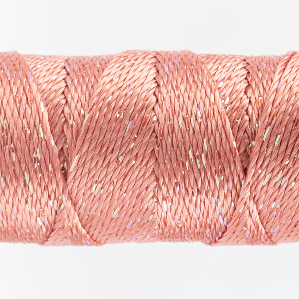 Sue Spargo Dazzle - 100% Rayon Thread - DZ1127 - Apricot Blush