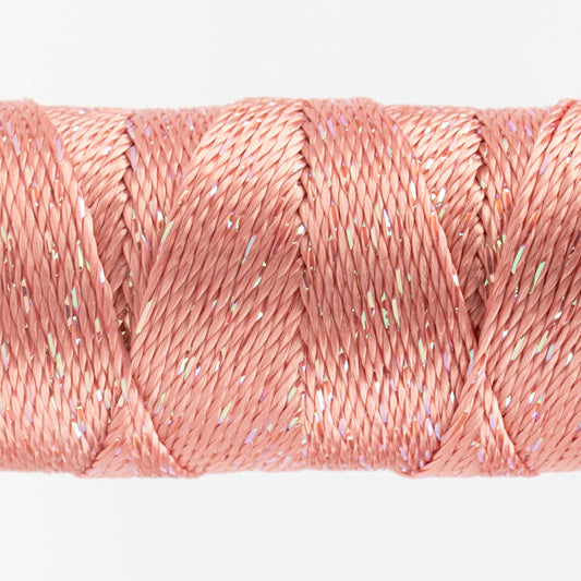 Sue Spargo Dazzle - 100% Rayon Thread - DZ1127 - Apricot Blush