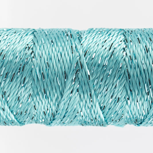 Sue Spargo Dazzle - 100% Rayon Thread - DZ3130- Aqua Sea