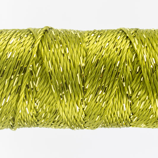 Sue Spargo Dazzle - 100% Rayon Thread - DZ4120- Golden Oliver