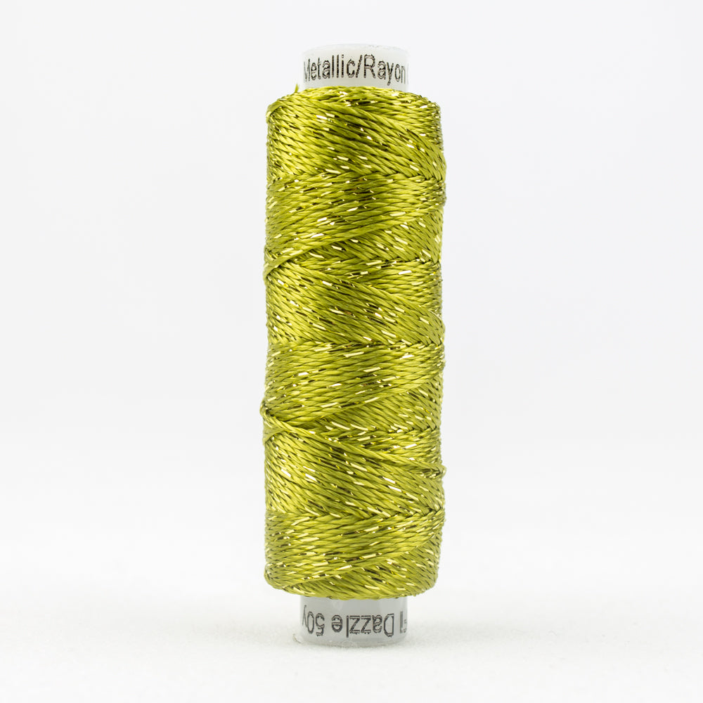 Sue Spargo Dazzle - 100% Rayon Thread - DZ4120- Golden Oliver