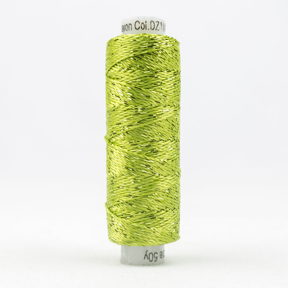 Sue Spargo Dazzle - 100% Rayon Thread - DZ4149- Macaw Green