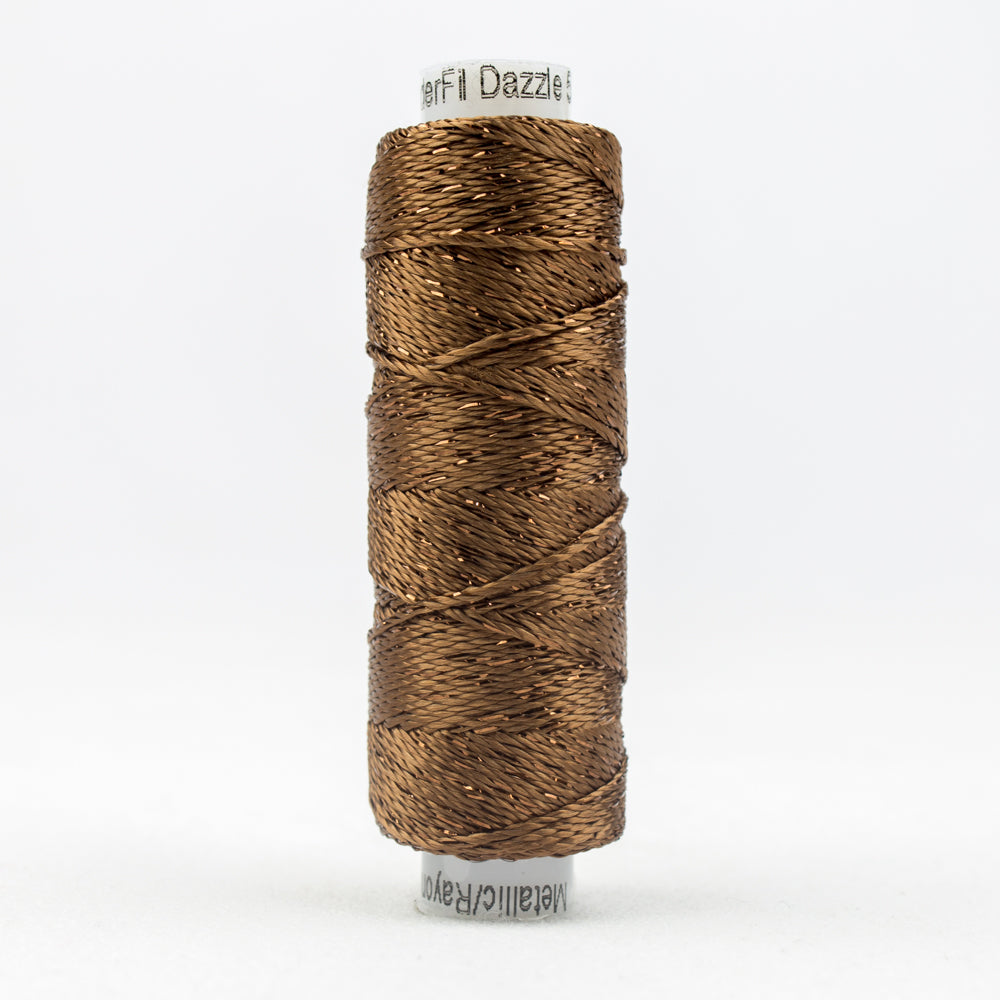 Sue Spargo Dazzle - 100% Rayon Thread - DZ7110 - Ginger Bread