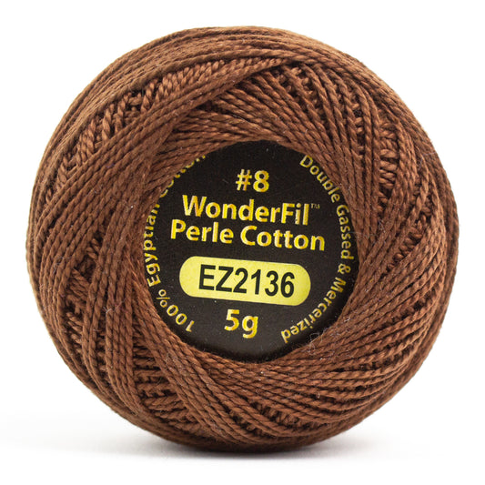 Alison Glass Eleganza Thread - Pecan - EZ2136