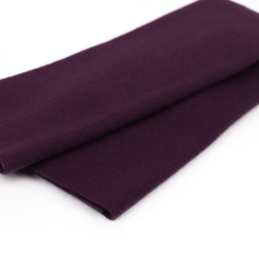 Sue Spargo Wool Fabric - Eggplant - Fat 1/8th