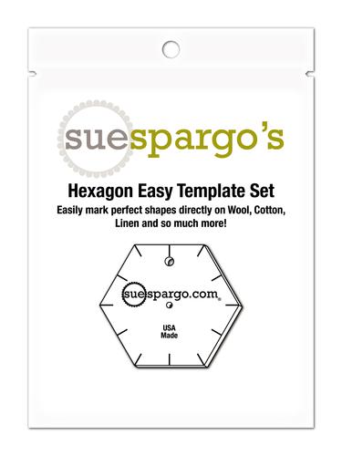 Sue Spargo's Hexagons Easy + Creative Stitching Templates