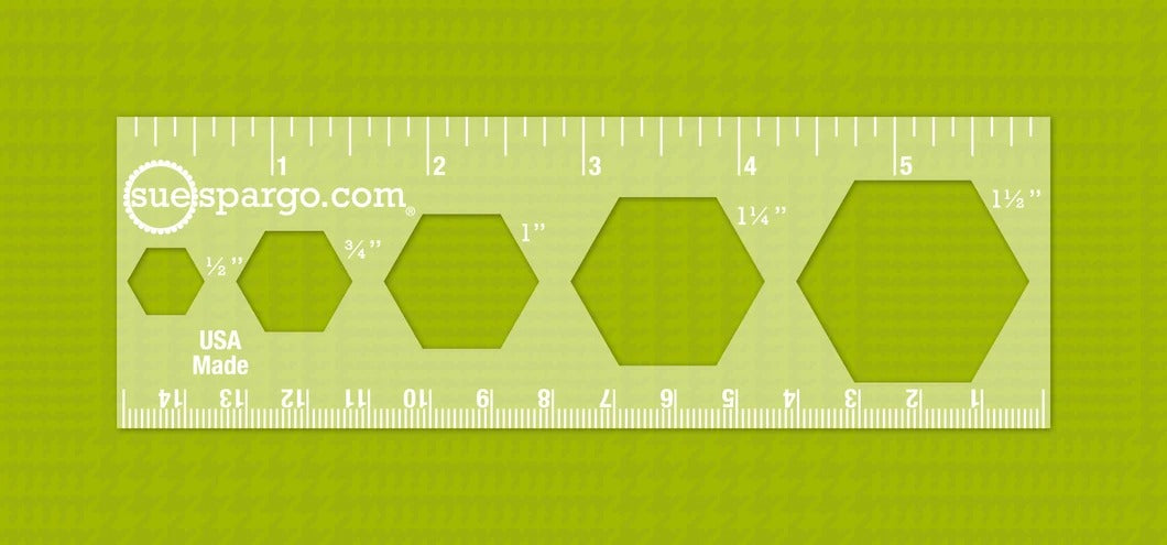 HEXAGON RULER: CREATIVE STITCHING TOOLS