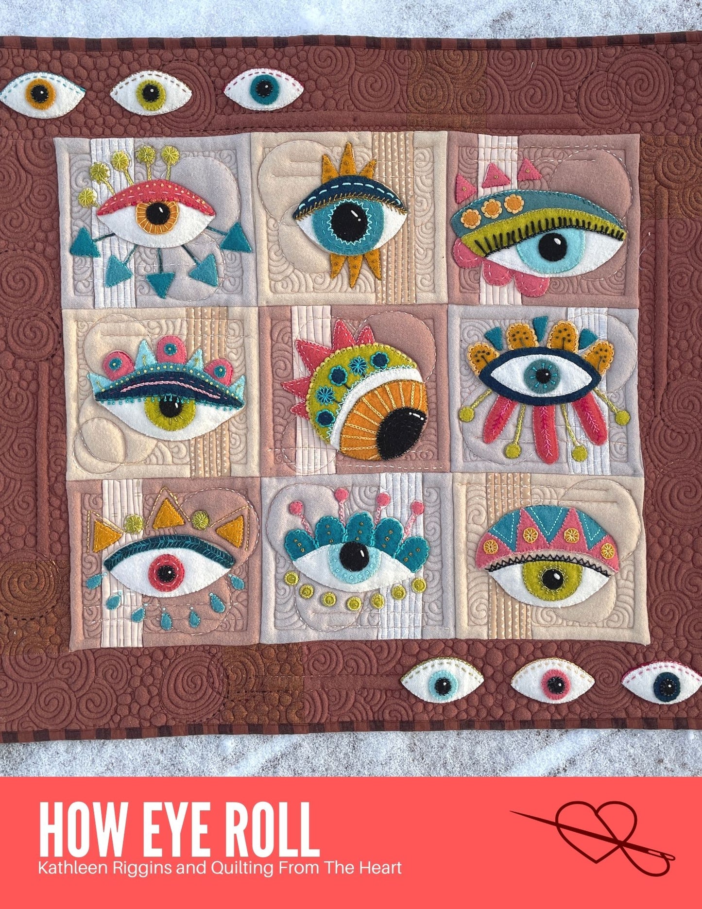 How Eye Roll Quilt Kit