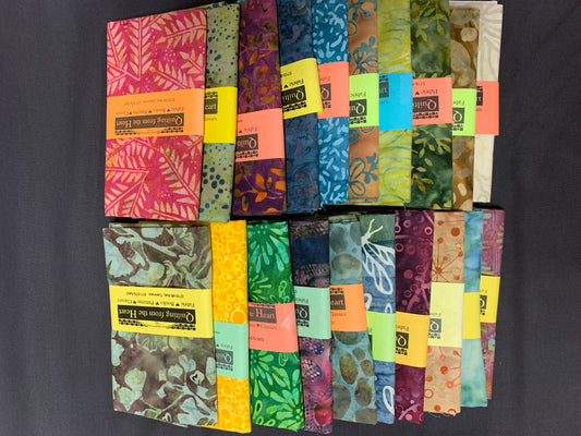Batik Mystery Fat Quarter Bundle - Clearance Priced!