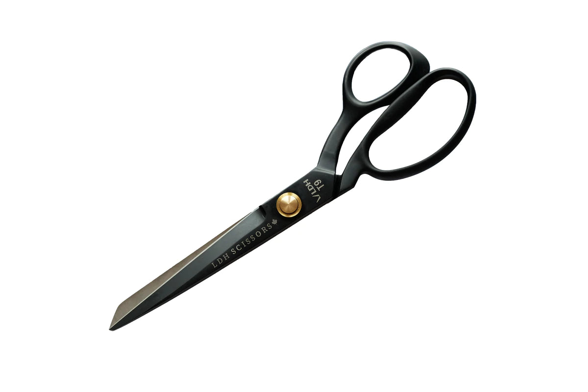 Matte Black Fabric Shears - 9.5" - LDH Scissors
