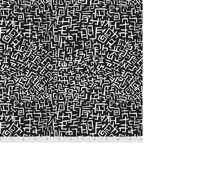 Kaffe Fassett Prints - Amaze - Black