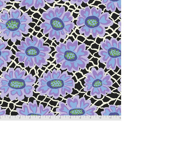 Kaffe Fassett Prints -Flower Net - Black