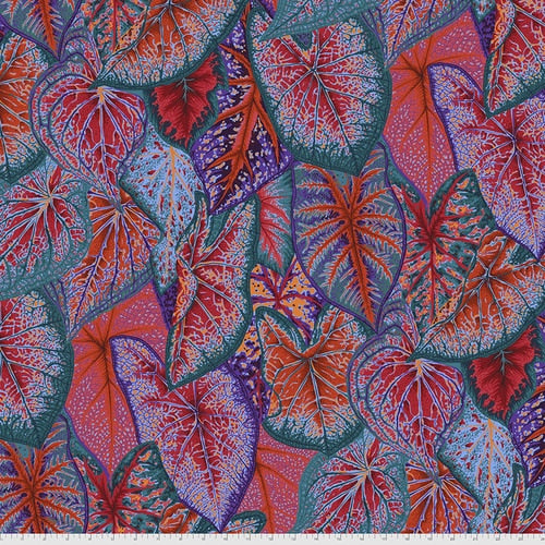 Kaffe Fassett Prints -Caldiums - Red