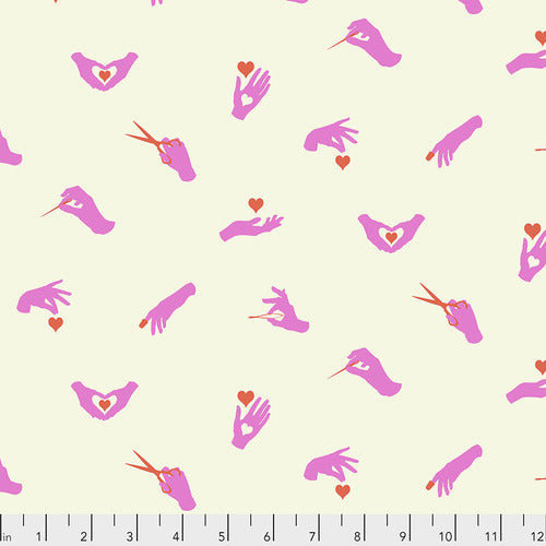 Tula Pink's HomeMade Fabric - Busy Fingers in Morning