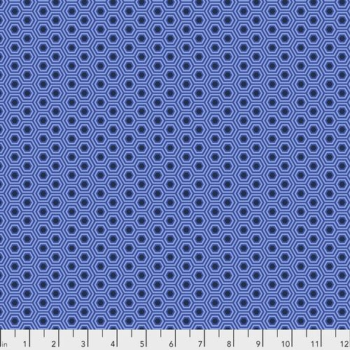 Tula Pink's True Colors Fabric - Hexy Deep Sea