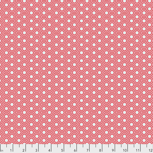 Tula Pink's True Colors Fabric - Hexy Flamingo
