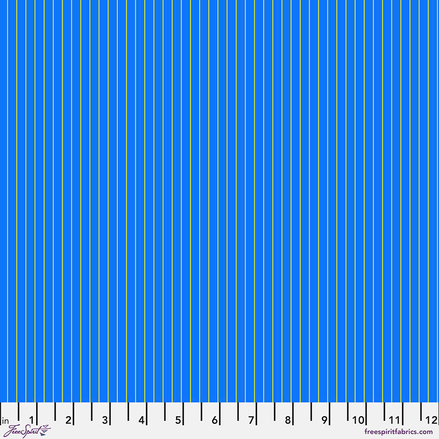 Tula Pink's True Colors Fabric - Tiny Stripe - Clarity