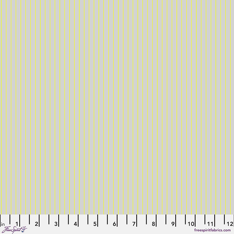 Tula Pink's True Colors Fabric - Tiny Stripe - Spark