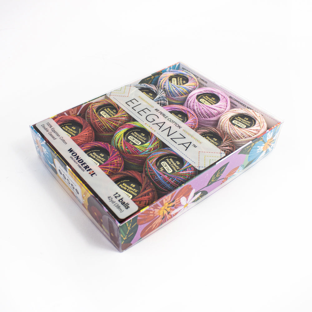 Wonderfil Pearle Cotton - 8 Weight Variegated Eleganza - Passion5