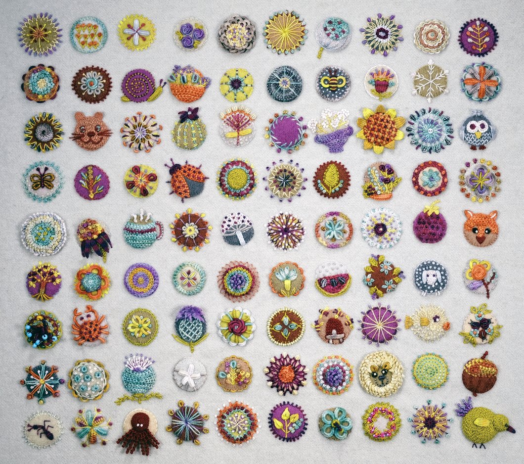 Toned Down Circle Sampler Kit - Sue Spargo
