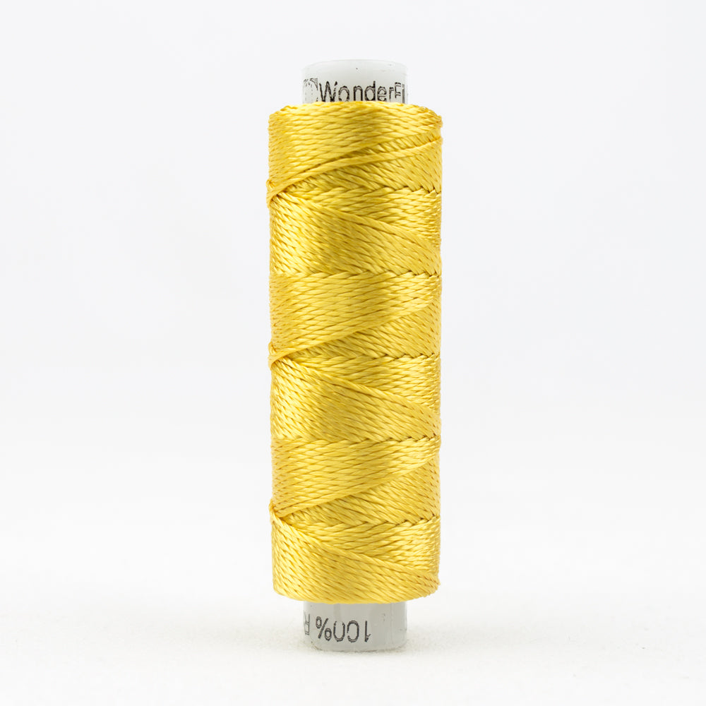 Sue Spargo's Solid Razzle Thread - 100% Rayon Thread - RZ2115 -Lemon Chrome