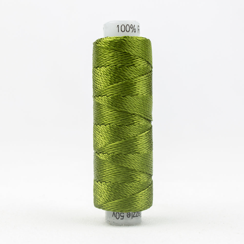Sue Spargo's Solid Razzle Thread - 100% Rayon Thread - RZ4117 - Calla Green