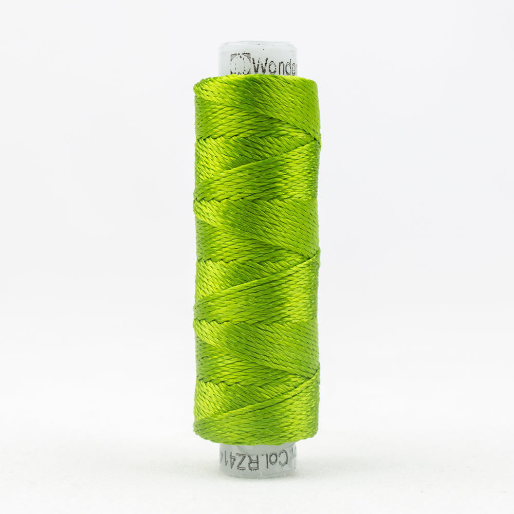 Sue Spargo's Solid Razzle Thread - 100% Rayon Thread - RZ4146 - Greenery