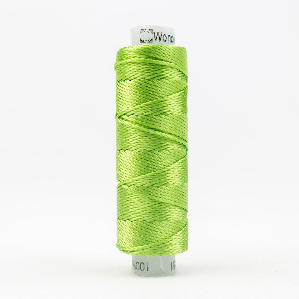 Sue Spargo's Solid Razzle Thread - 100% Rayon Thread - RZ4151 - Parrot Green