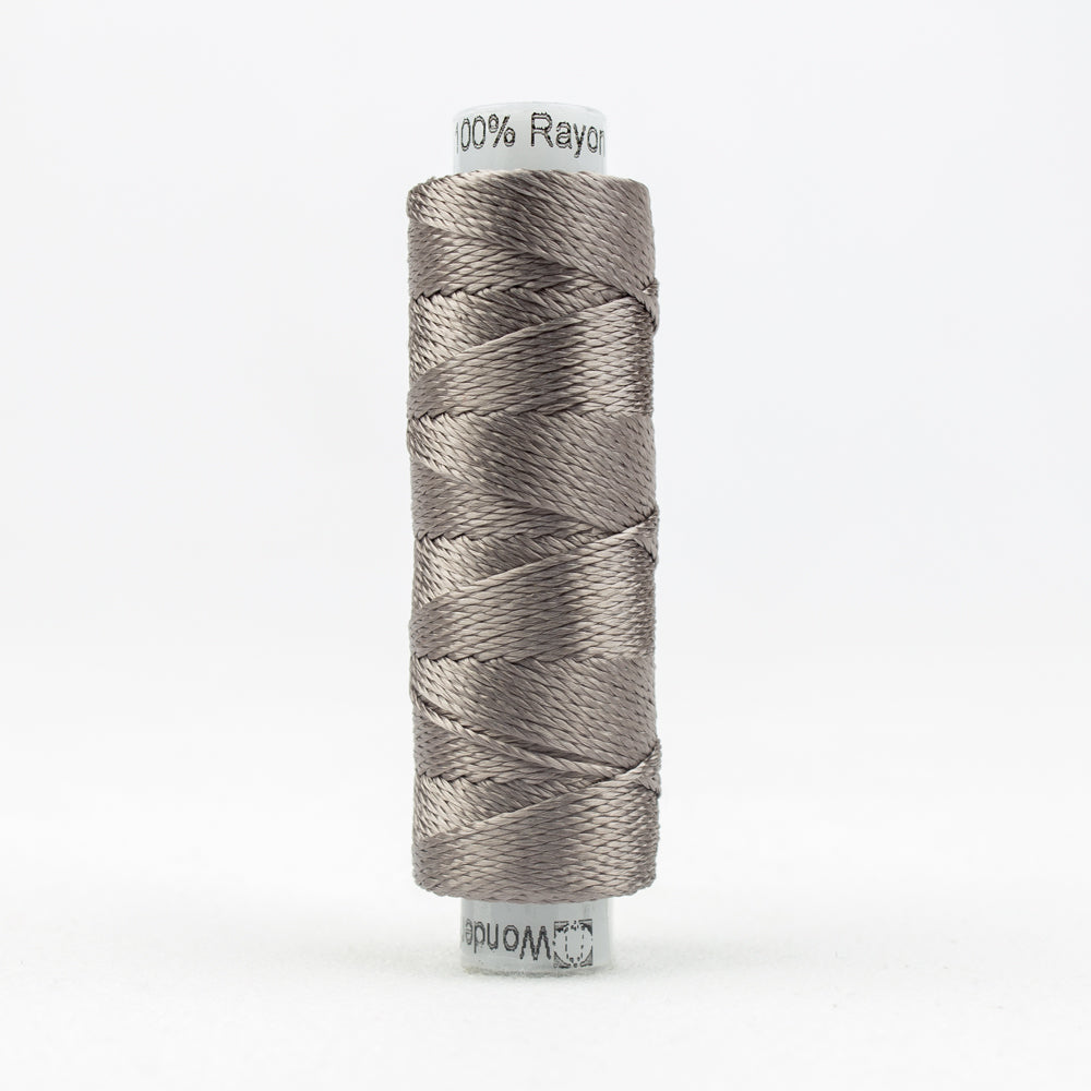 Sue Spargo's Solid Razzle Thread - 100% Rayon Thread - RZ6110- Shadow Gray