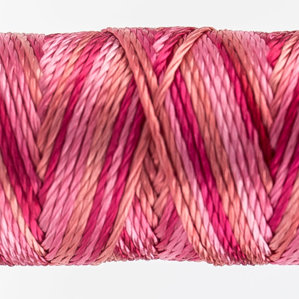 Sue Spargo's Variegated Razzle Thread - 100% Rayon Thread - RZM03 - Rosie Outlook