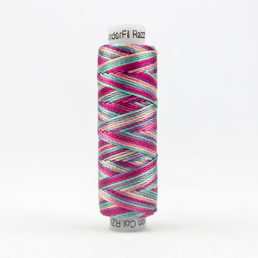Sue Spargo's Variegated Razzle Thread - 100% Rayon Thread - RZM15 - Social Butterfly