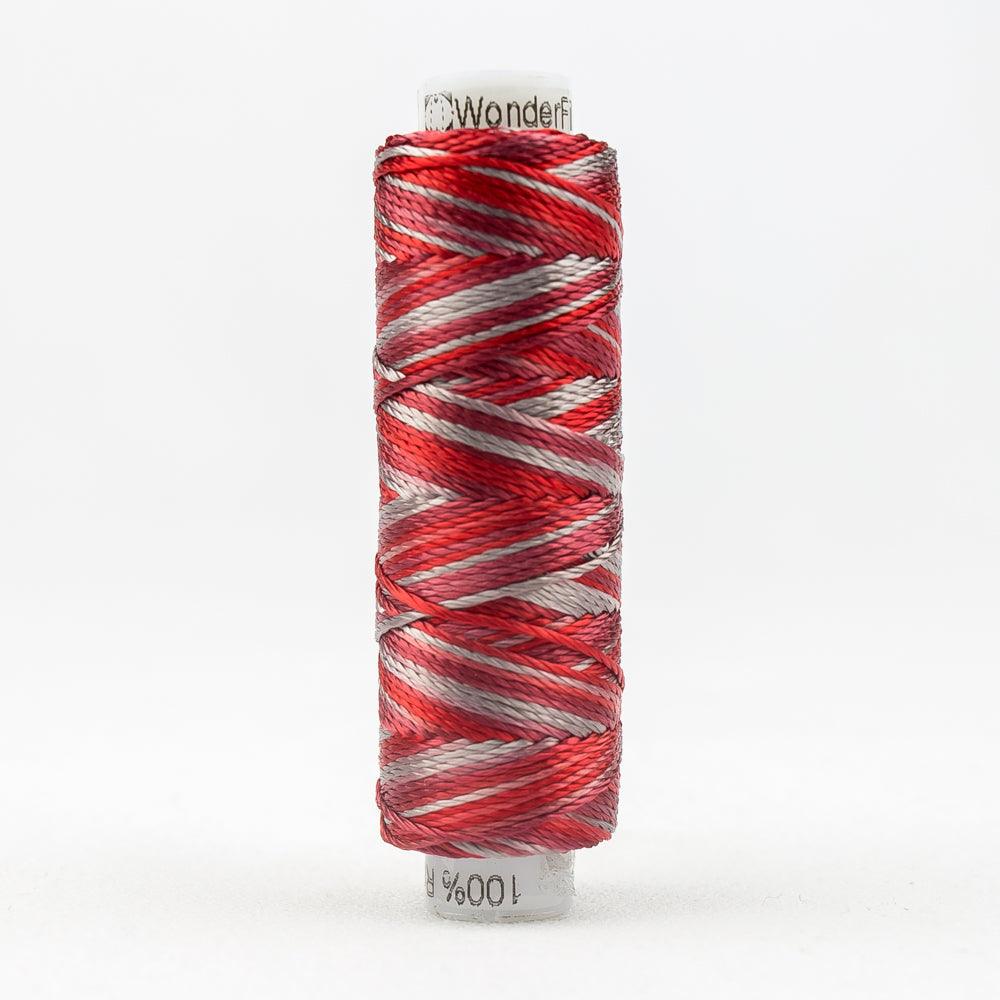 Sue Spargo's Variegated  Razzle Thread - 100% Rayon Thread - RZM17 - Sequin Sash